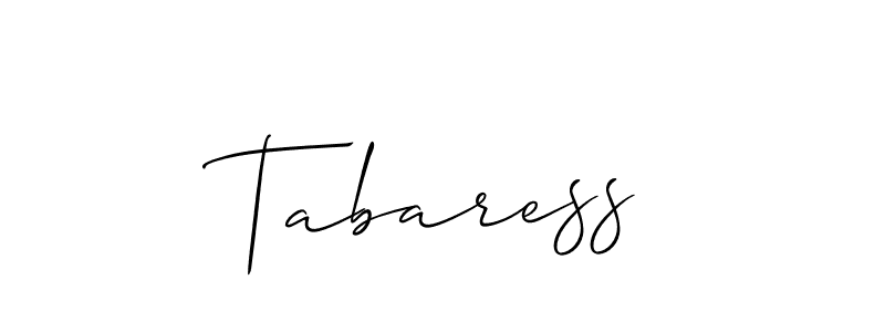 Make a beautiful signature design for name Tabaress. Use this online signature maker to create a handwritten signature for free. Tabaress signature style 2 images and pictures png