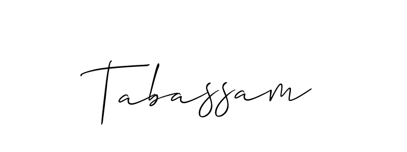How to make Tabassam name signature. Use Allison_Script style for creating short signs online. This is the latest handwritten sign. Tabassam signature style 2 images and pictures png