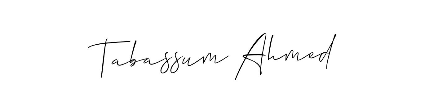 Once you've used our free online signature maker to create your best signature Allison_Script style, it's time to enjoy all of the benefits that Tabassum Ahmed name signing documents. Tabassum Ahmed signature style 2 images and pictures png