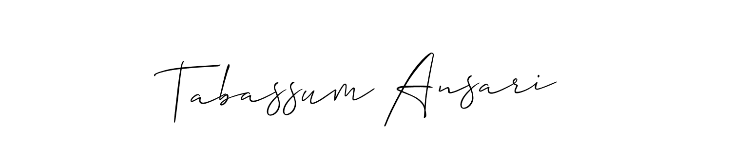 Best and Professional Signature Style for Tabassum Ansari. Allison_Script Best Signature Style Collection. Tabassum Ansari signature style 2 images and pictures png