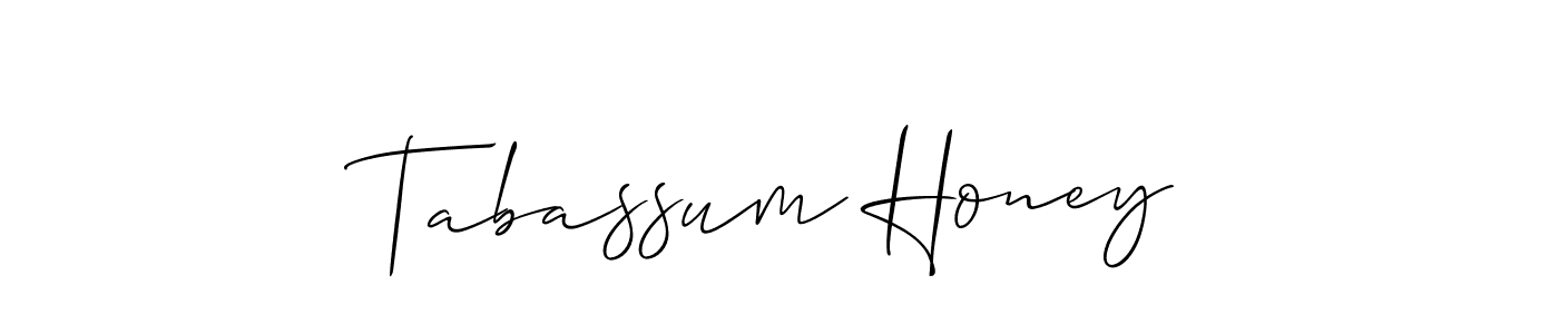 Make a beautiful signature design for name Tabassum Honey. Use this online signature maker to create a handwritten signature for free. Tabassum Honey signature style 2 images and pictures png