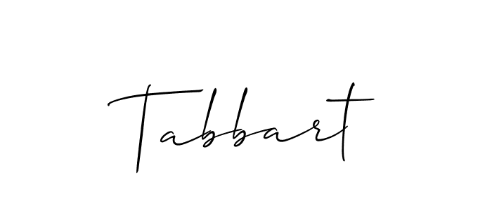 if you are searching for the best signature style for your name Tabbart. so please give up your signature search. here we have designed multiple signature styles  using Allison_Script. Tabbart signature style 2 images and pictures png