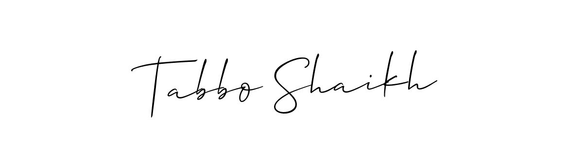 See photos of Tabbo Shaikh official signature by Spectra . Check more albums & portfolios. Read reviews & check more about Allison_Script font. Tabbo Shaikh signature style 2 images and pictures png