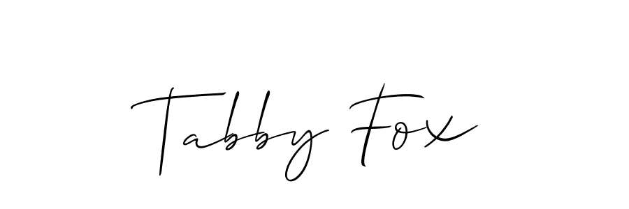 The best way (Allison_Script) to make a short signature is to pick only two or three words in your name. The name Tabby Fox include a total of six letters. For converting this name. Tabby Fox signature style 2 images and pictures png