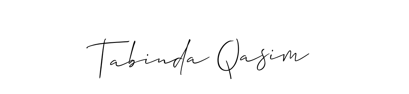 Similarly Allison_Script is the best handwritten signature design. Signature creator online .You can use it as an online autograph creator for name Tabinda Qasim. Tabinda Qasim signature style 2 images and pictures png