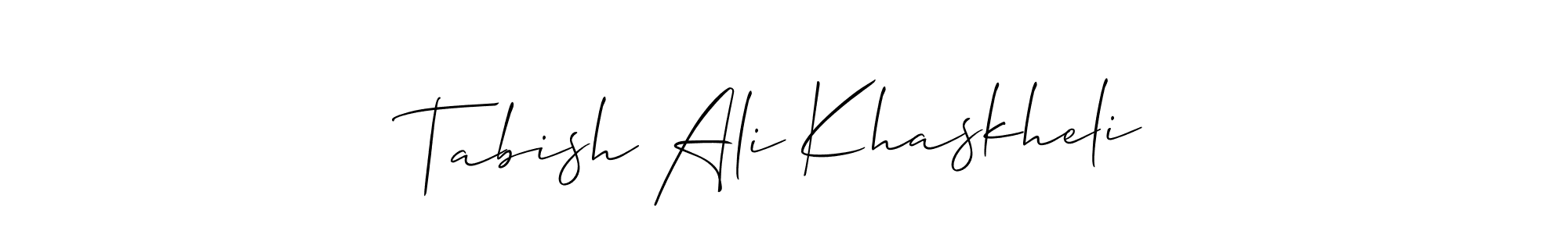 Check out images of Autograph of Tabish Ali Khaskheli name. Actor Tabish Ali Khaskheli Signature Style. Allison_Script is a professional sign style online. Tabish Ali Khaskheli signature style 2 images and pictures png