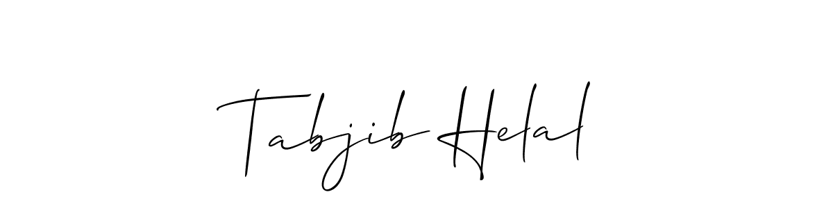 Best and Professional Signature Style for Tabjib Helal. Allison_Script Best Signature Style Collection. Tabjib Helal signature style 2 images and pictures png