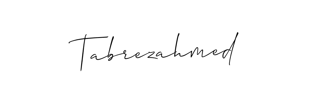 Once you've used our free online signature maker to create your best signature Allison_Script style, it's time to enjoy all of the benefits that Tabrezahmed name signing documents. Tabrezahmed signature style 2 images and pictures png