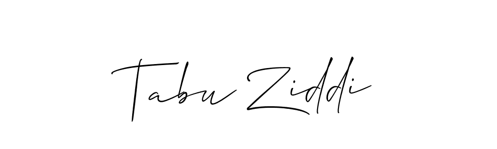Once you've used our free online signature maker to create your best signature Allison_Script style, it's time to enjoy all of the benefits that Tabu Ziddi name signing documents. Tabu Ziddi signature style 2 images and pictures png