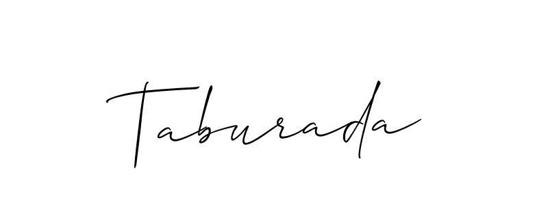 if you are searching for the best signature style for your name Taburada. so please give up your signature search. here we have designed multiple signature styles  using Allison_Script. Taburada signature style 2 images and pictures png