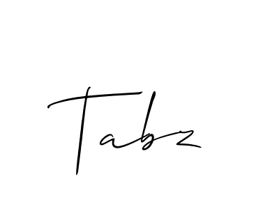 Make a beautiful signature design for name Tabz. Use this online signature maker to create a handwritten signature for free. Tabz signature style 2 images and pictures png