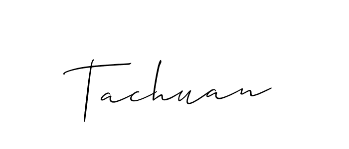 Best and Professional Signature Style for Tachuan. Allison_Script Best Signature Style Collection. Tachuan signature style 2 images and pictures png
