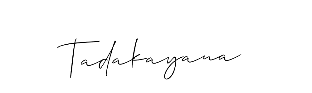 Best and Professional Signature Style for Tadakayana. Allison_Script Best Signature Style Collection. Tadakayana signature style 2 images and pictures png