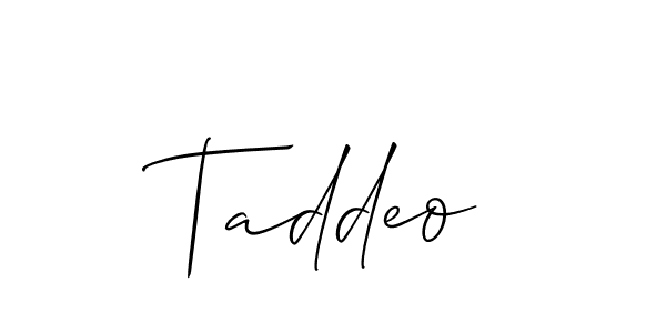 This is the best signature style for the Taddeo name. Also you like these signature font (Allison_Script). Mix name signature. Taddeo signature style 2 images and pictures png