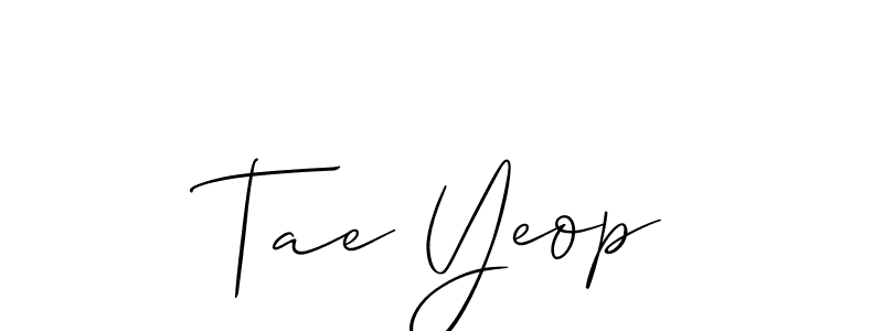 Here are the top 10 professional signature styles for the name Tae Yeop. These are the best autograph styles you can use for your name. Tae Yeop signature style 2 images and pictures png
