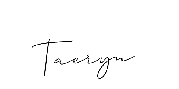 Make a beautiful signature design for name Taeryn. Use this online signature maker to create a handwritten signature for free. Taeryn signature style 2 images and pictures png
