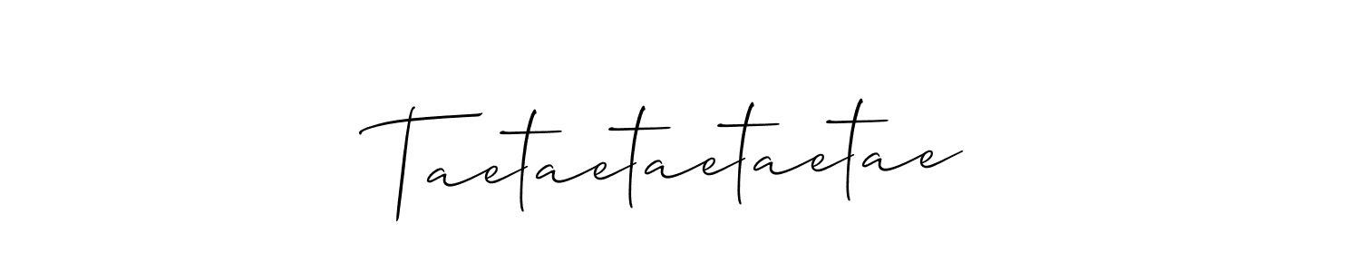 Also You can easily find your signature by using the search form. We will create Taetaetaetaetae name handwritten signature images for you free of cost using Allison_Script sign style. Taetaetaetaetae signature style 2 images and pictures png