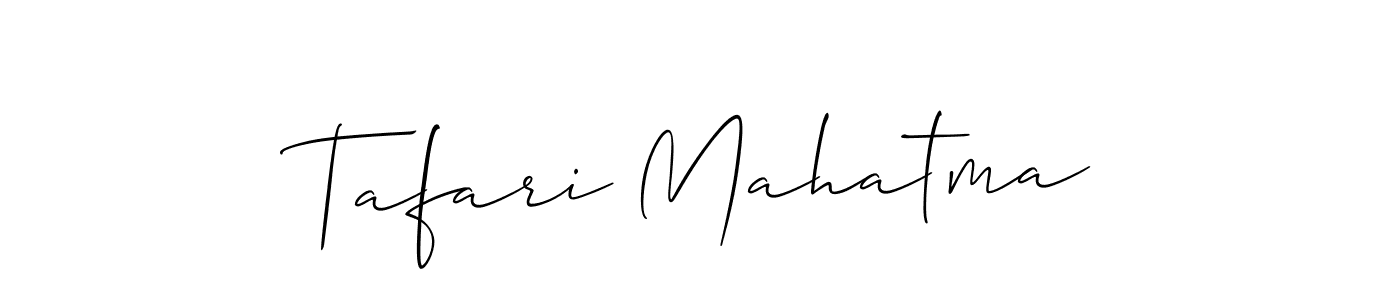Make a beautiful signature design for name Tafari Mahatma. Use this online signature maker to create a handwritten signature for free. Tafari Mahatma signature style 2 images and pictures png