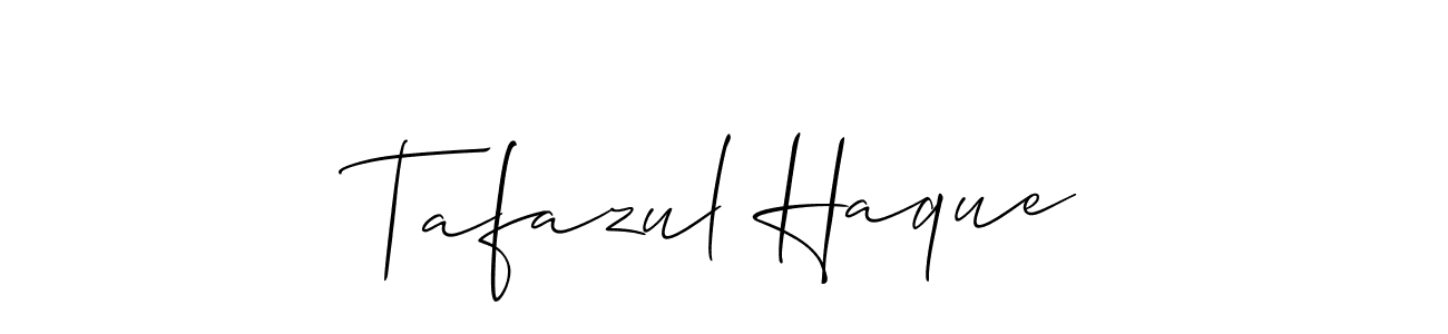 Design your own signature with our free online signature maker. With this signature software, you can create a handwritten (Allison_Script) signature for name Tafazul Haque. Tafazul Haque signature style 2 images and pictures png
