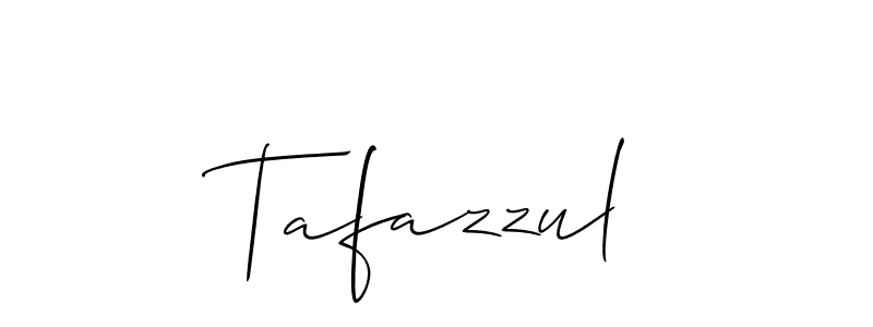How to make Tafazzul signature? Allison_Script is a professional autograph style. Create handwritten signature for Tafazzul name. Tafazzul signature style 2 images and pictures png