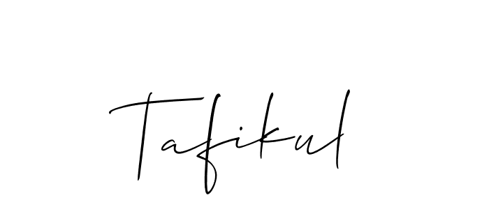 The best way (Allison_Script) to make a short signature is to pick only two or three words in your name. The name Tafikul include a total of six letters. For converting this name. Tafikul signature style 2 images and pictures png