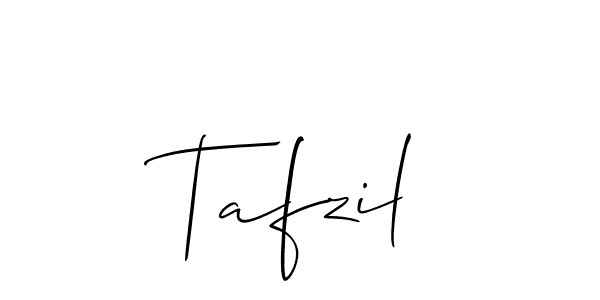 if you are searching for the best signature style for your name Tafzil. so please give up your signature search. here we have designed multiple signature styles  using Allison_Script. Tafzil signature style 2 images and pictures png