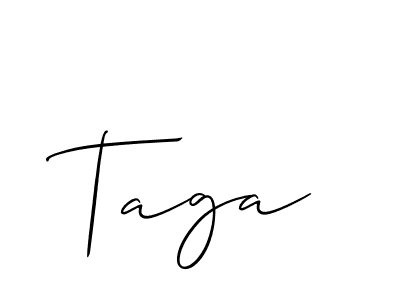 Best and Professional Signature Style for Taga. Allison_Script Best Signature Style Collection. Taga signature style 2 images and pictures png