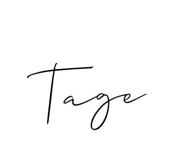 Also we have Tage name is the best signature style. Create professional handwritten signature collection using Allison_Script autograph style. Tage signature style 2 images and pictures png