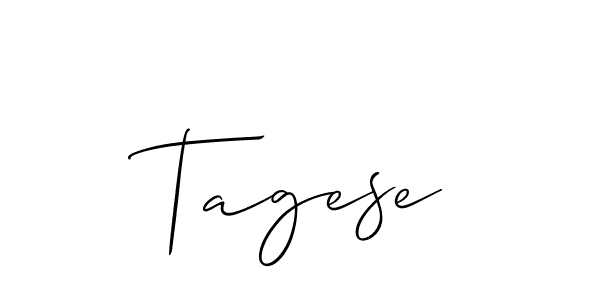 Also You can easily find your signature by using the search form. We will create Tagese name handwritten signature images for you free of cost using Allison_Script sign style. Tagese signature style 2 images and pictures png