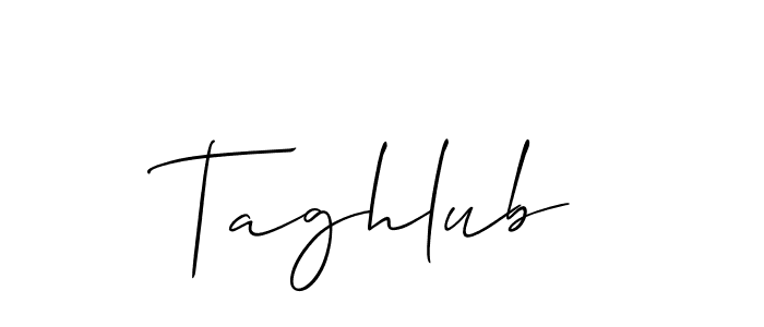 You can use this online signature creator to create a handwritten signature for the name Taghlub. This is the best online autograph maker. Taghlub signature style 2 images and pictures png