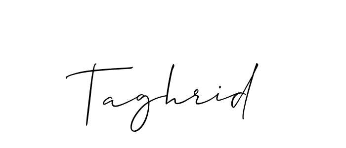 Once you've used our free online signature maker to create your best signature Allison_Script style, it's time to enjoy all of the benefits that Taghrid name signing documents. Taghrid signature style 2 images and pictures png