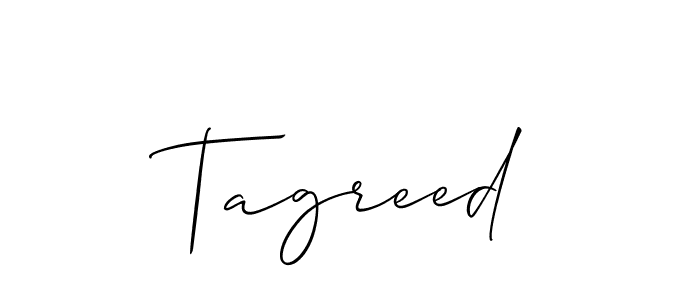 Make a beautiful signature design for name Tagreed. Use this online signature maker to create a handwritten signature for free. Tagreed signature style 2 images and pictures png