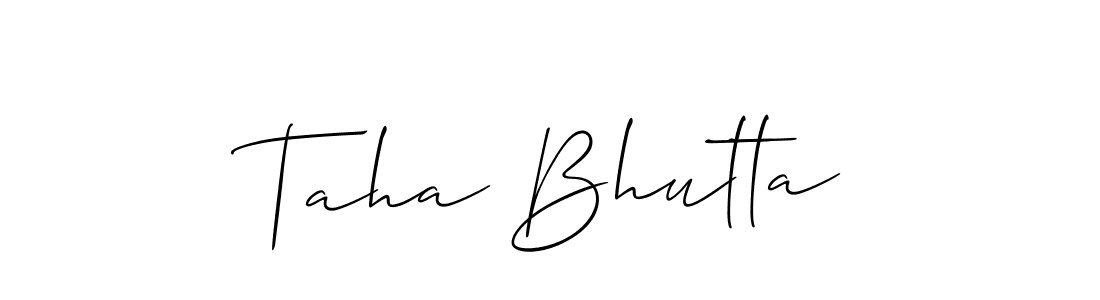Check out images of Autograph of Taha Bhutta name. Actor Taha Bhutta Signature Style. Allison_Script is a professional sign style online. Taha Bhutta signature style 2 images and pictures png