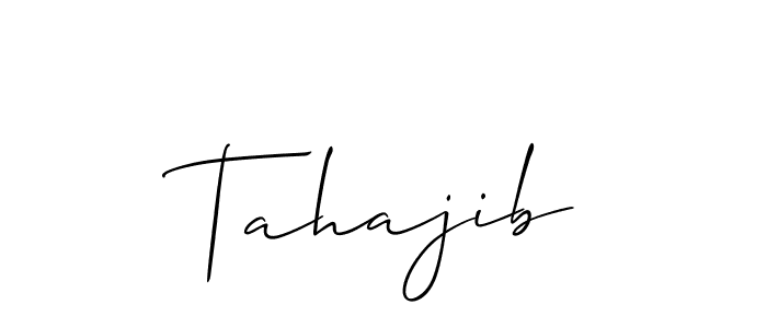 Make a short Tahajib signature style. Manage your documents anywhere anytime using Allison_Script. Create and add eSignatures, submit forms, share and send files easily. Tahajib signature style 2 images and pictures png