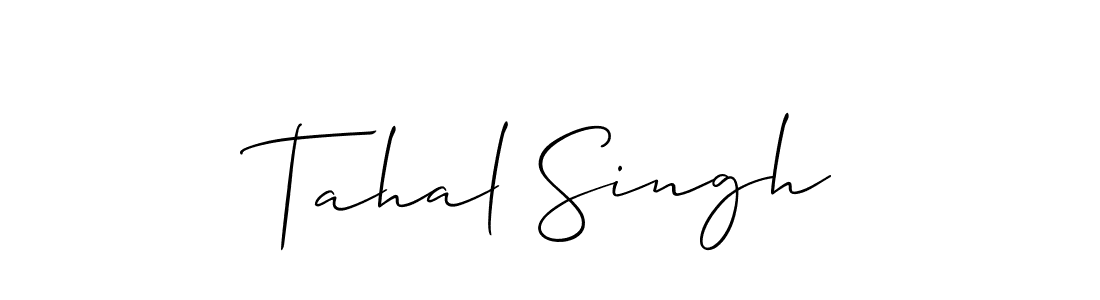 Check out images of Autograph of Tahal Singh name. Actor Tahal Singh Signature Style. Allison_Script is a professional sign style online. Tahal Singh signature style 2 images and pictures png