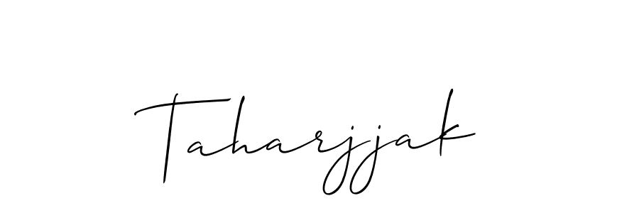 Taharjjak stylish signature style. Best Handwritten Sign (Allison_Script) for my name. Handwritten Signature Collection Ideas for my name Taharjjak. Taharjjak signature style 2 images and pictures png