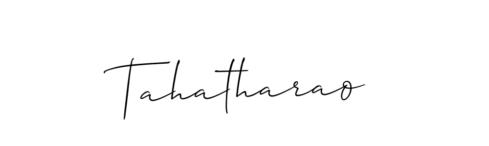 Check out images of Autograph of Tahatharao name. Actor Tahatharao Signature Style. Allison_Script is a professional sign style online. Tahatharao signature style 2 images and pictures png