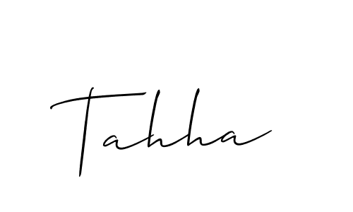 Allison_Script is a professional signature style that is perfect for those who want to add a touch of class to their signature. It is also a great choice for those who want to make their signature more unique. Get Tahha name to fancy signature for free. Tahha signature style 2 images and pictures png