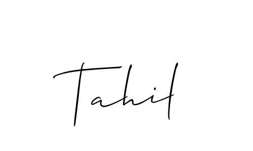 This is the best signature style for the Tahil name. Also you like these signature font (Allison_Script). Mix name signature. Tahil signature style 2 images and pictures png