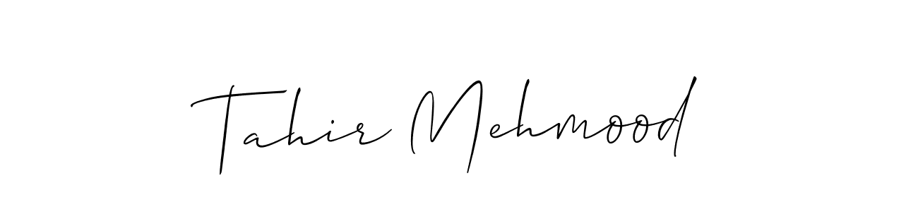 Similarly Allison_Script is the best handwritten signature design. Signature creator online .You can use it as an online autograph creator for name Tahir Mehmood. Tahir Mehmood signature style 2 images and pictures png