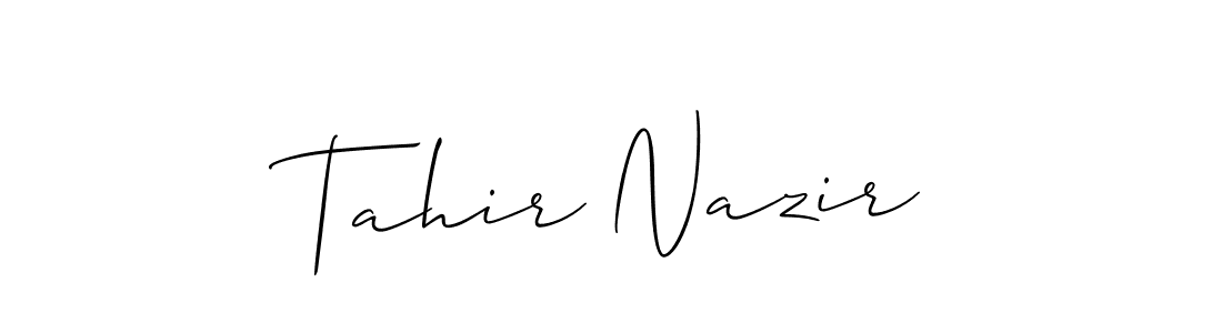 Here are the top 10 professional signature styles for the name Tahir Nazir. These are the best autograph styles you can use for your name. Tahir Nazir signature style 2 images and pictures png