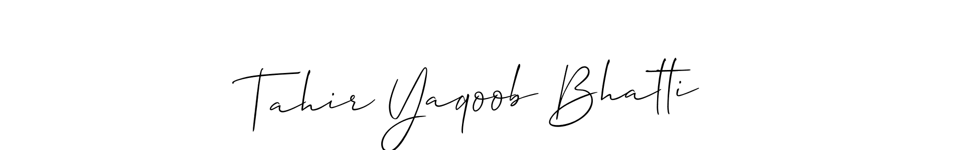 See photos of Tahir Yaqoob Bhatti official signature by Spectra . Check more albums & portfolios. Read reviews & check more about Allison_Script font. Tahir Yaqoob Bhatti signature style 2 images and pictures png