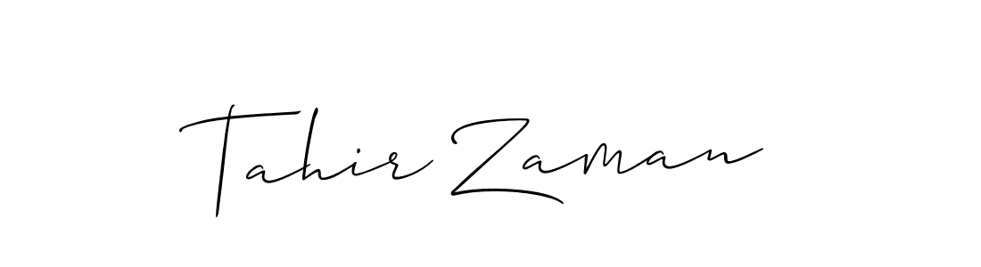 if you are searching for the best signature style for your name Tahir Zaman. so please give up your signature search. here we have designed multiple signature styles  using Allison_Script. Tahir Zaman signature style 2 images and pictures png