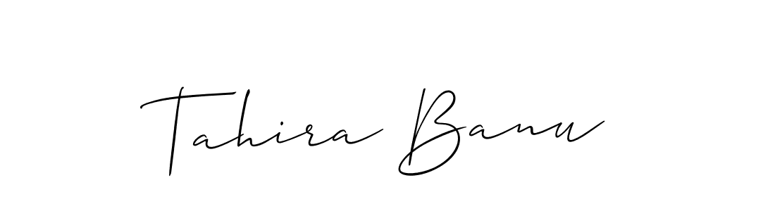 Similarly Allison_Script is the best handwritten signature design. Signature creator online .You can use it as an online autograph creator for name Tahira Banu. Tahira Banu signature style 2 images and pictures png