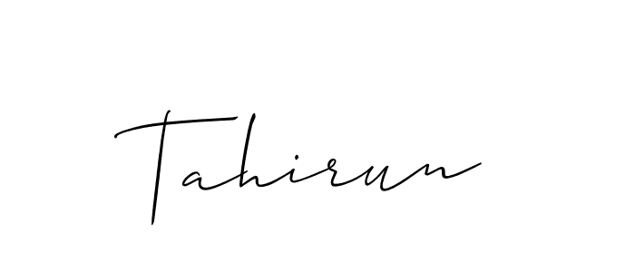 You can use this online signature creator to create a handwritten signature for the name Tahirun. This is the best online autograph maker. Tahirun signature style 2 images and pictures png