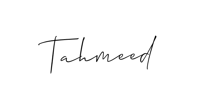 Make a short Tahmeed signature style. Manage your documents anywhere anytime using Allison_Script. Create and add eSignatures, submit forms, share and send files easily. Tahmeed signature style 2 images and pictures png