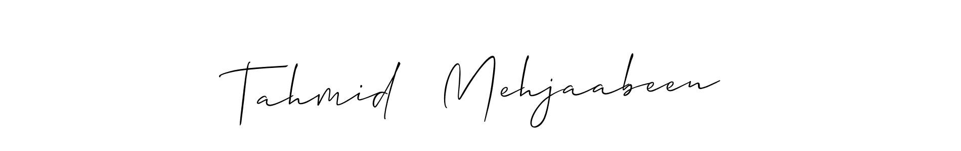 You can use this online signature creator to create a handwritten signature for the name Tahmid   Mehjaabeen. This is the best online autograph maker. Tahmid   Mehjaabeen signature style 2 images and pictures png