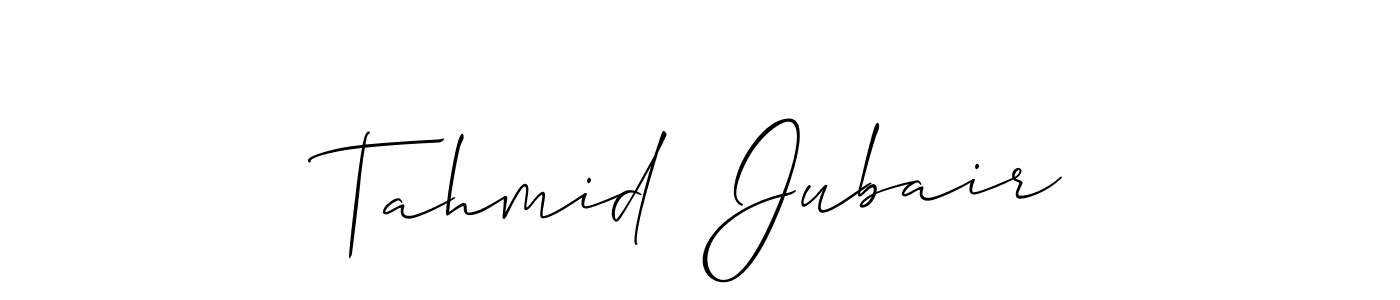 Check out images of Autograph of Tahmid  Jubair name. Actor Tahmid  Jubair Signature Style. Allison_Script is a professional sign style online. Tahmid  Jubair signature style 2 images and pictures png