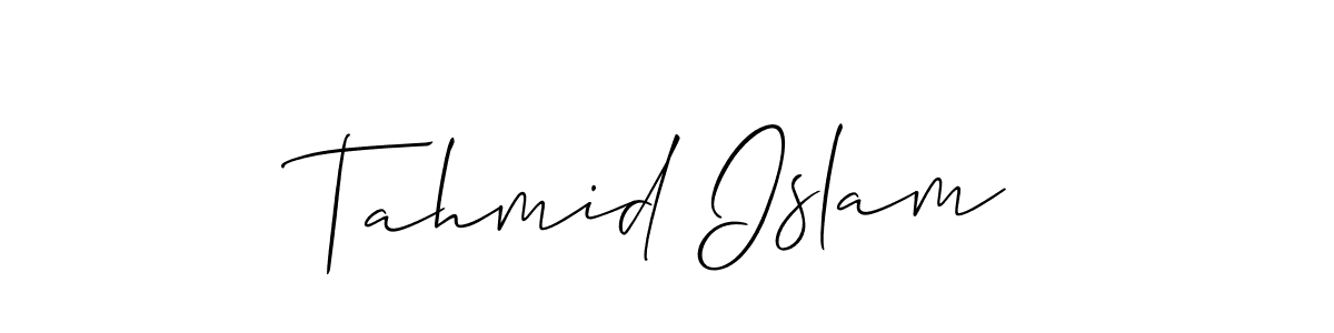 Make a beautiful signature design for name Tahmid Islam. Use this online signature maker to create a handwritten signature for free. Tahmid Islam signature style 2 images and pictures png