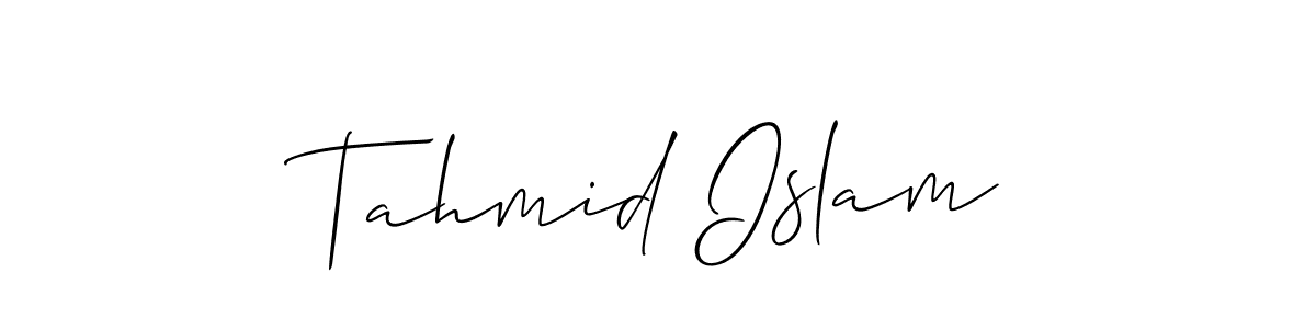 Make a beautiful signature design for name Tahmid Islam. Use this online signature maker to create a handwritten signature for free. Tahmid Islam signature style 2 images and pictures png